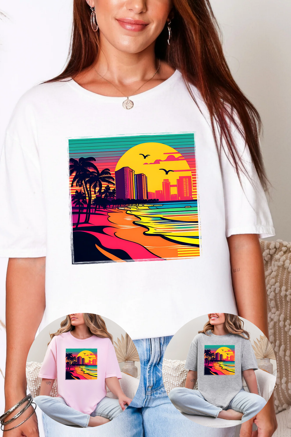 Coastal Glow T-Shirt - 3 Colors
