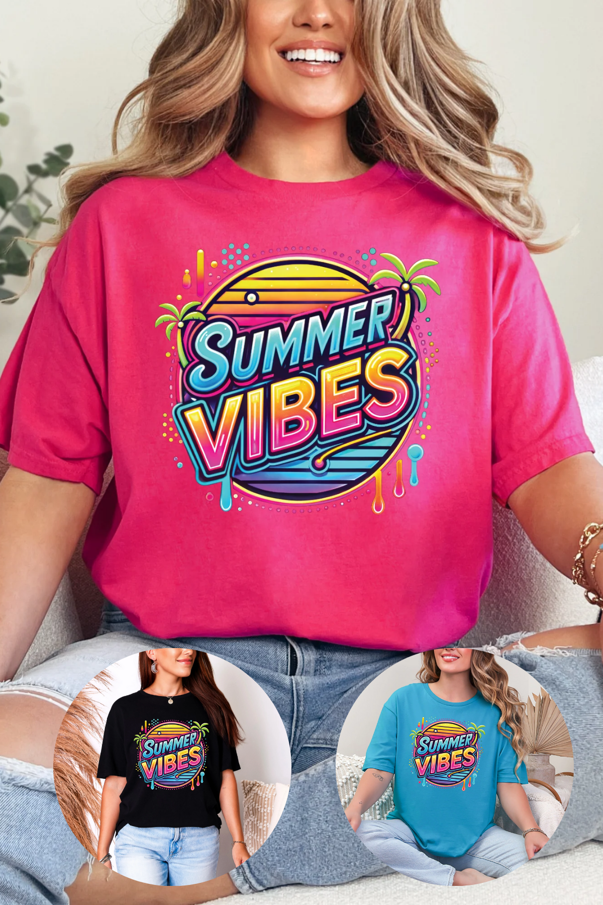Summer Vibes T-Shirt - 3 Colors