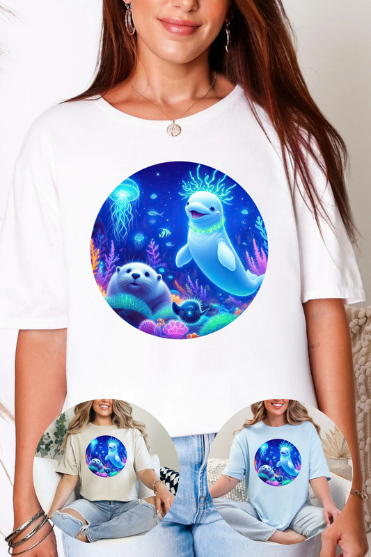 Sea Life Friends T-Shirt - 3 Colors