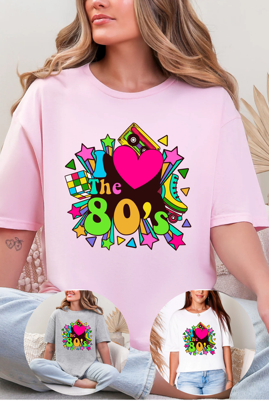 I Love The 80s T-Shirt - 3 Colors