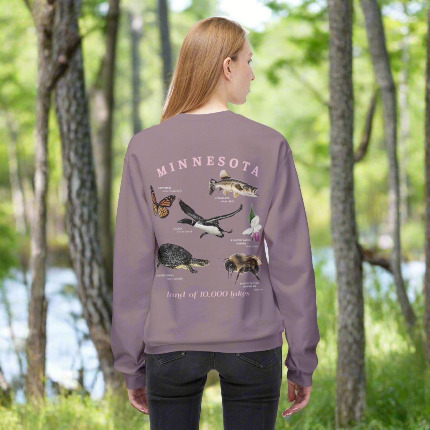 Minnesota State Crewneck (Made to Order) Printify