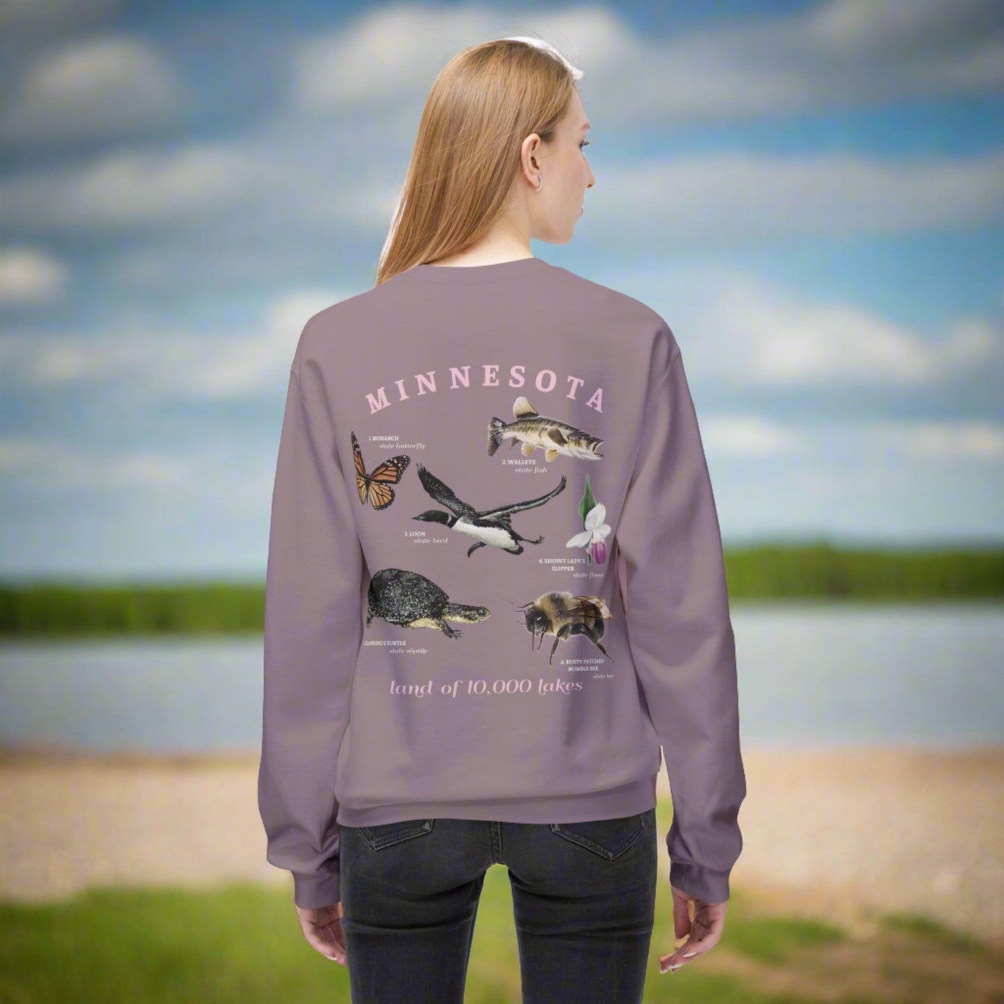 Minnesota State Crewneck (Made to Order) Printify