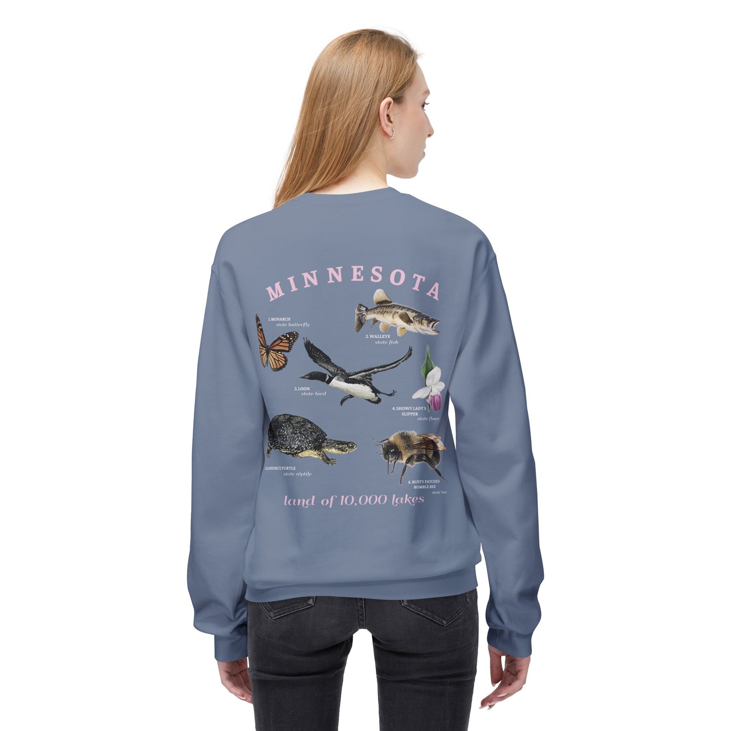 Minnesota State Crewneck (Made to Order) Printify