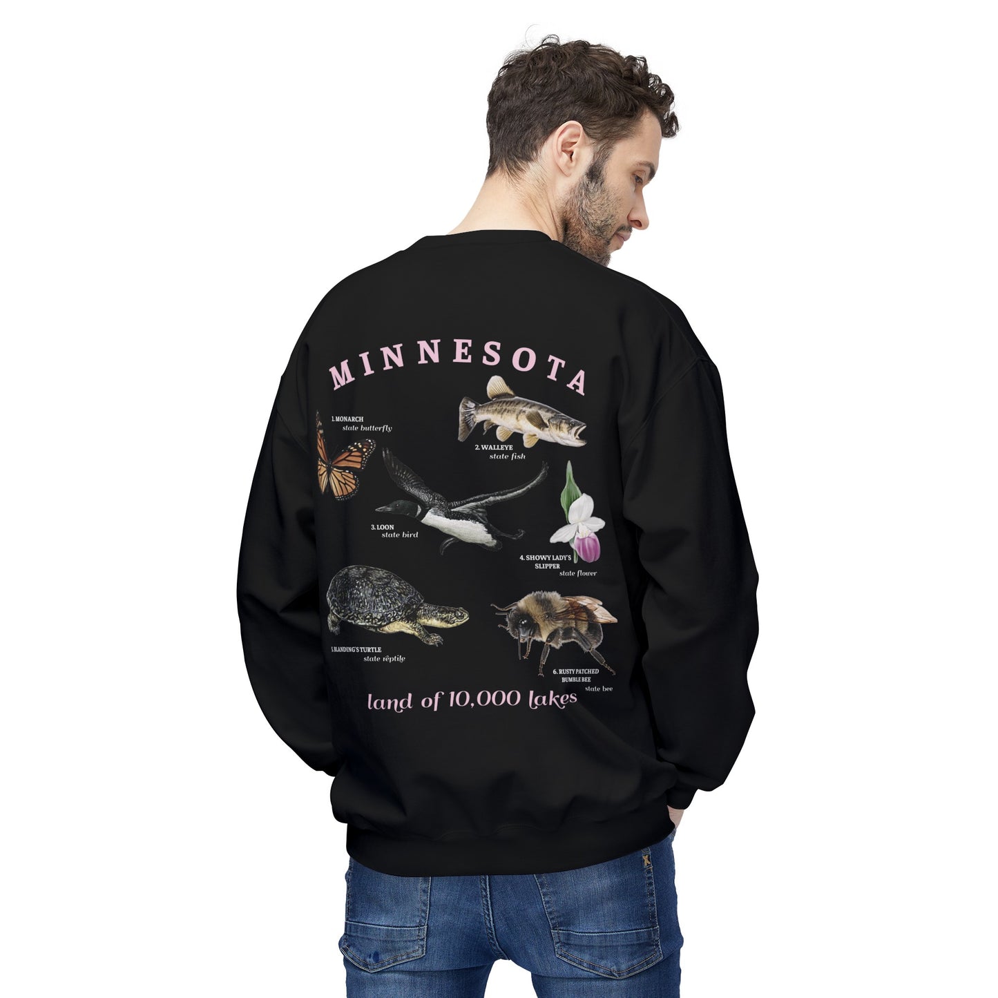 Minnesota State Crewneck (Made to Order) Printify