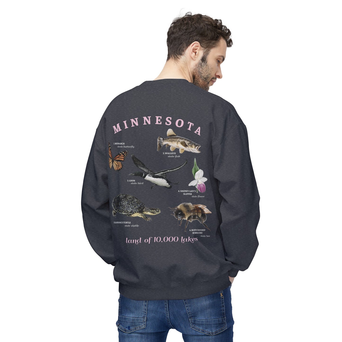 Minnesota State Crewneck (Made to Order) Printify