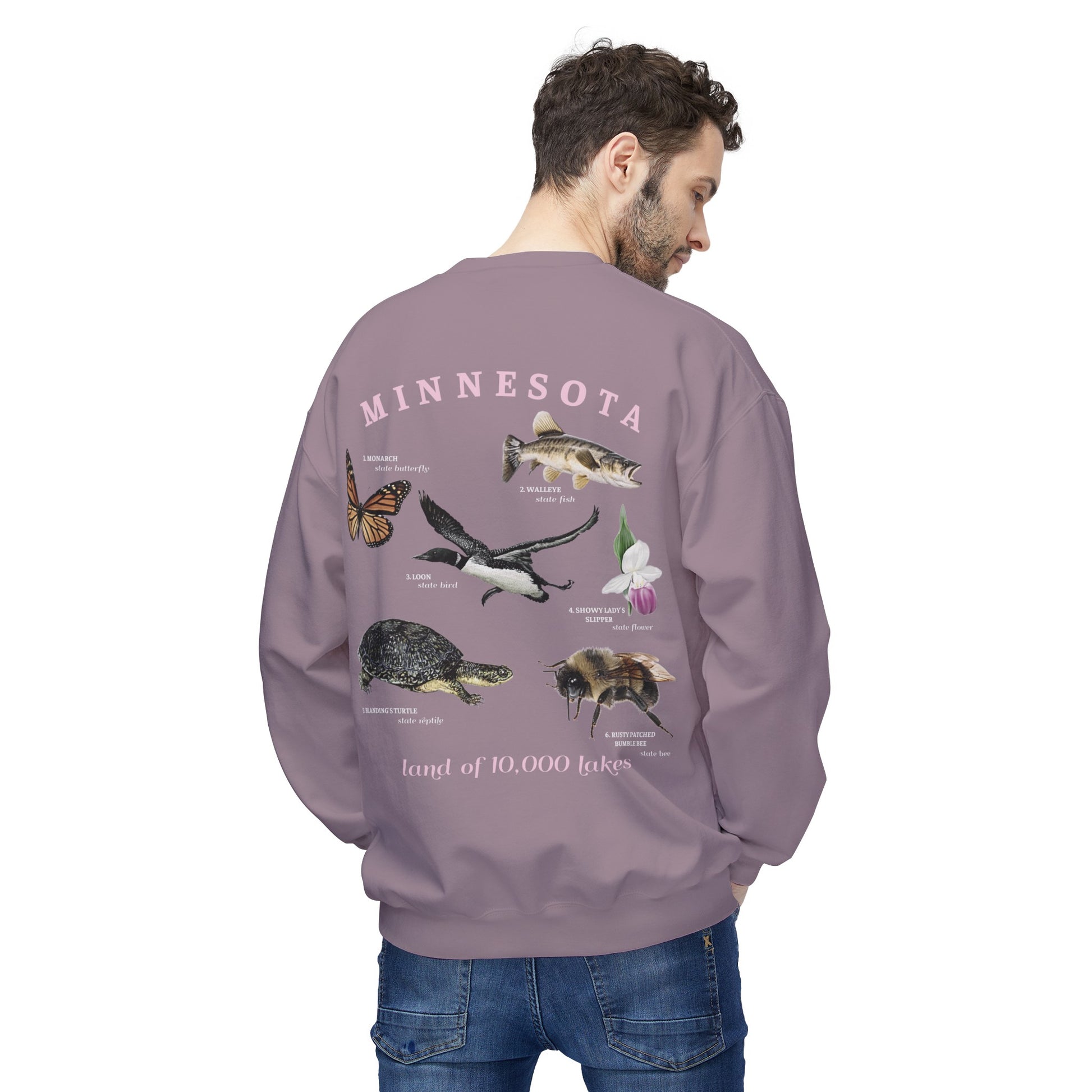Minnesota State Crewneck (Made to Order) Printify