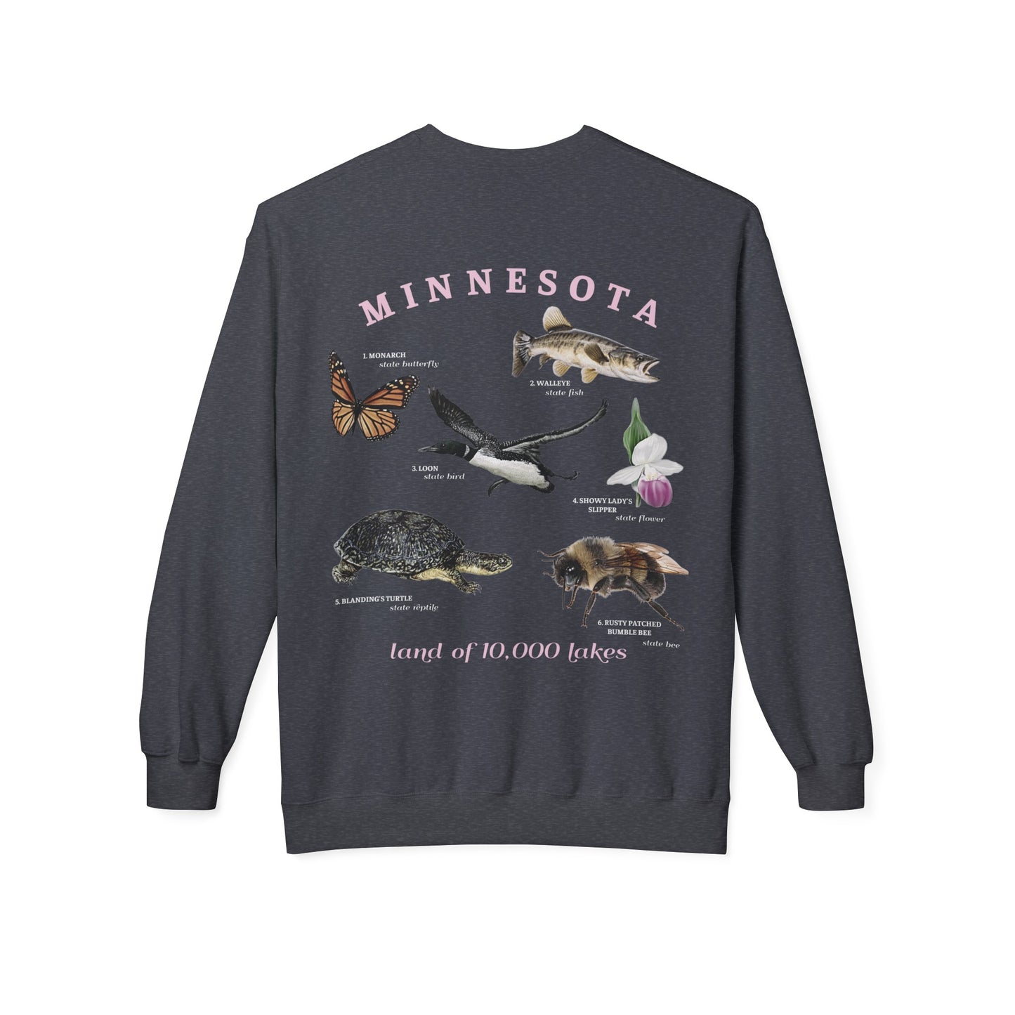 Minnesota State Crewneck (Made to Order) Printify