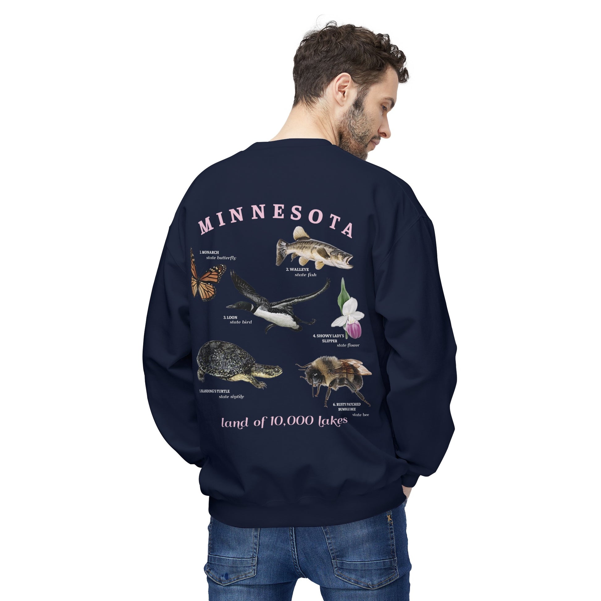 Minnesota State Crewneck (Made to Order) Printify