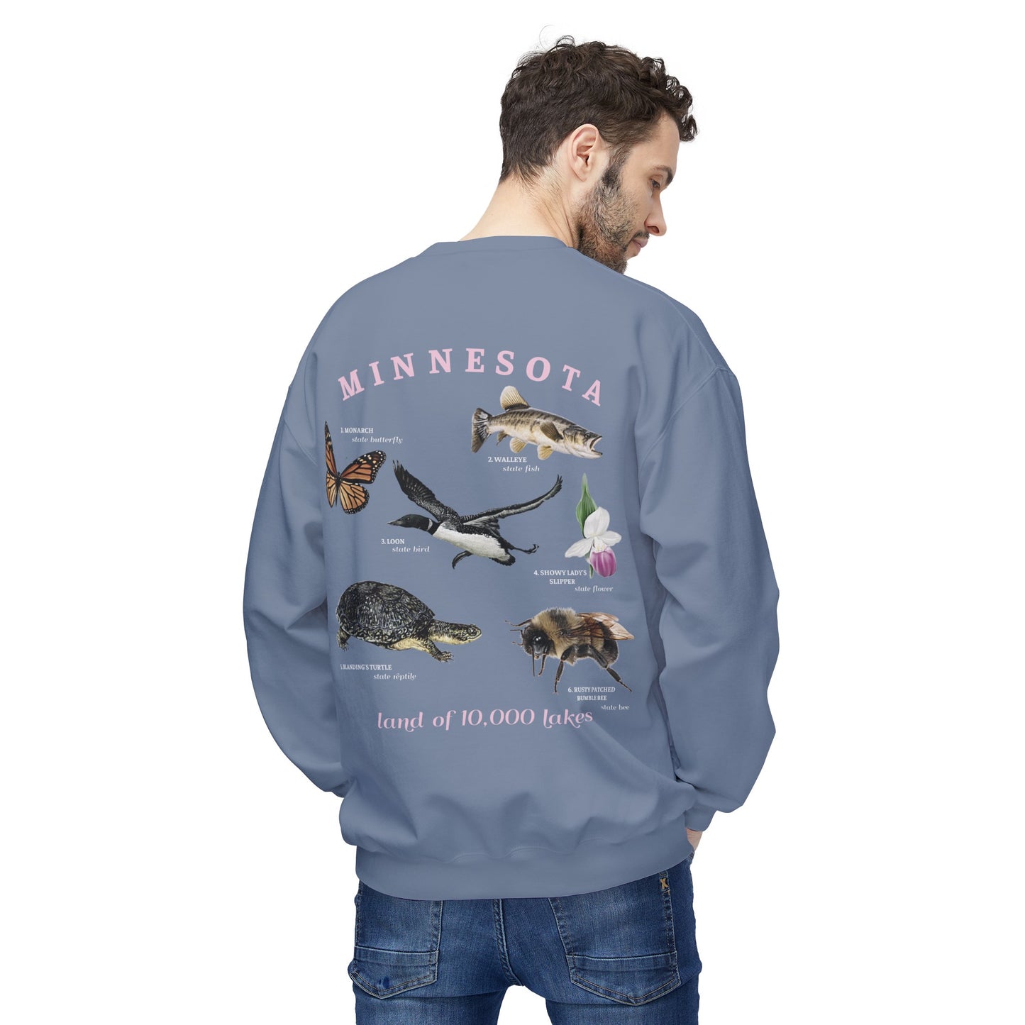 Minnesota State Crewneck (Made to Order) Printify