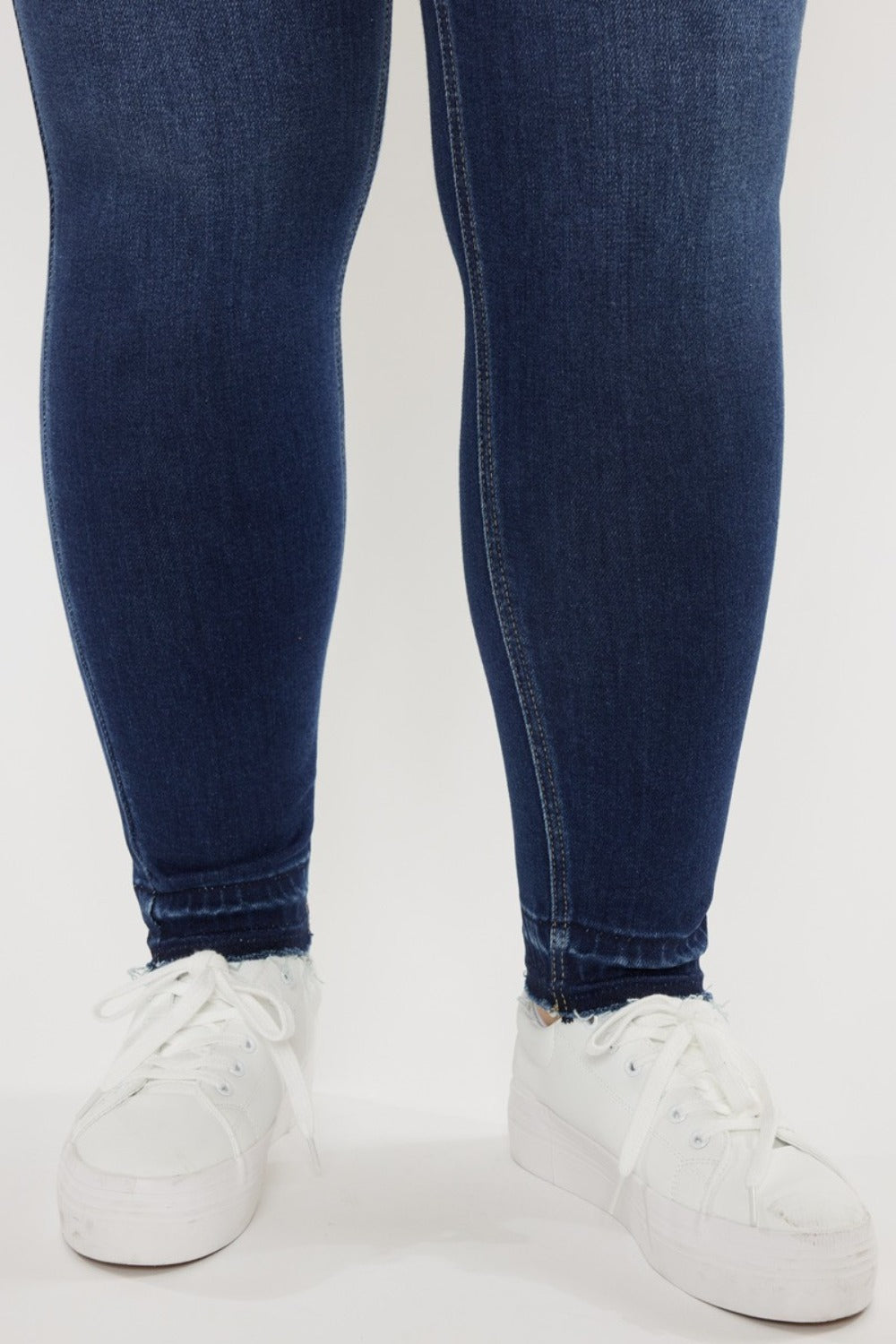 Kancan Full Size High Rise Ankle Skinny Jeans Trendsi