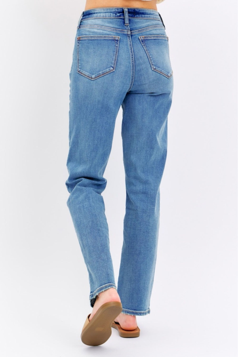 Judy Blue Full Size High Waist Straight Jeans - Shop All Around Divas