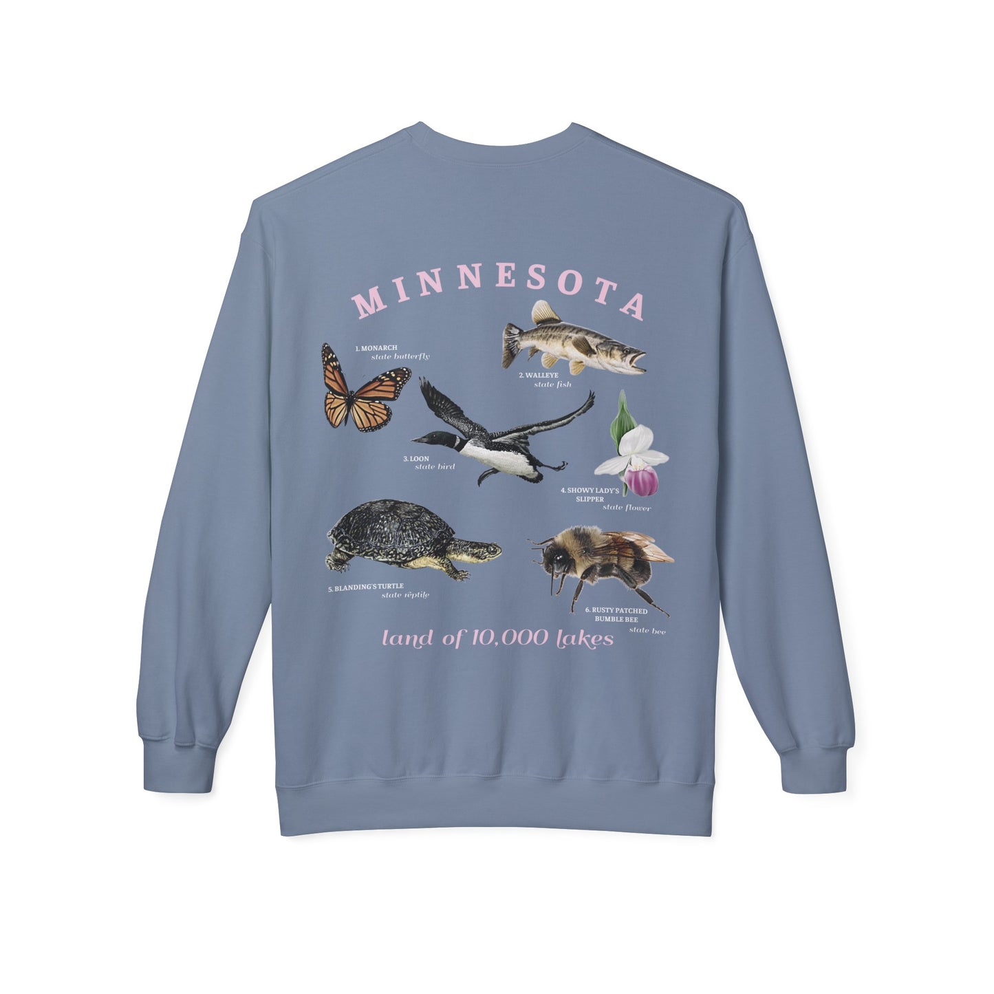 Minnesota State Crewneck (Made to Order) Printify