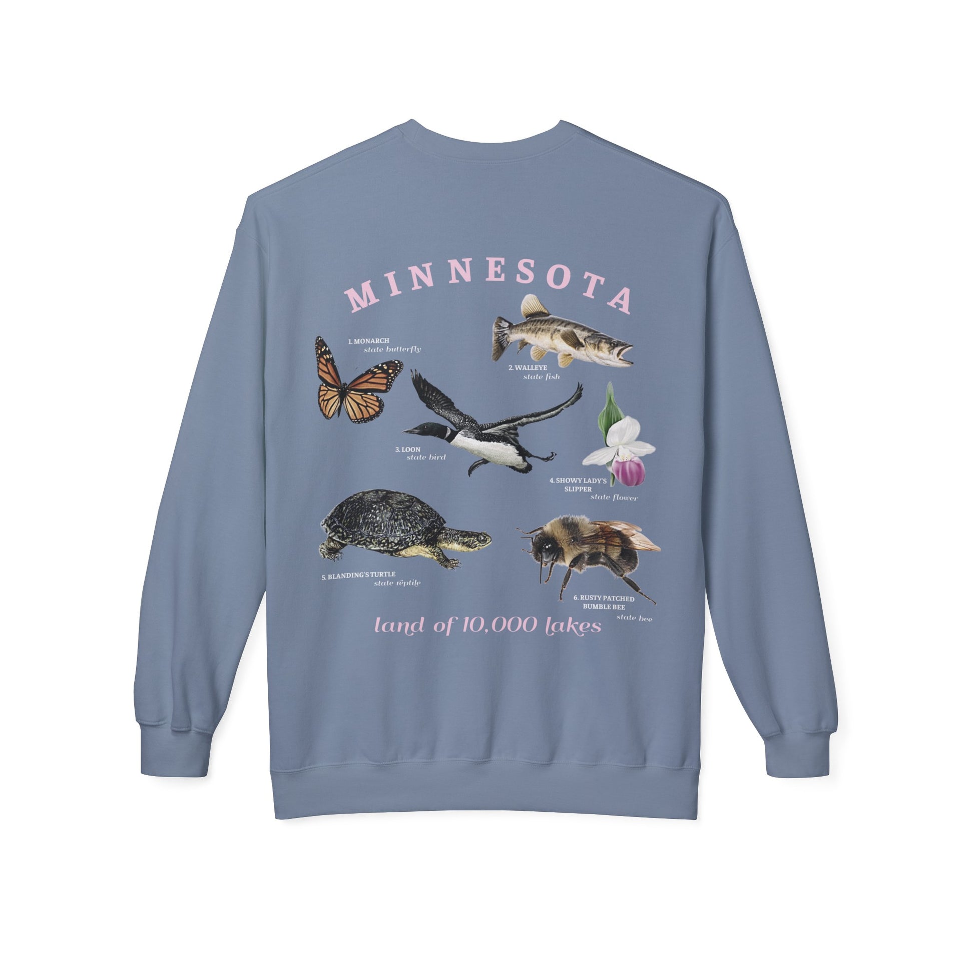 Minnesota State Crewneck (Made to Order) Printify