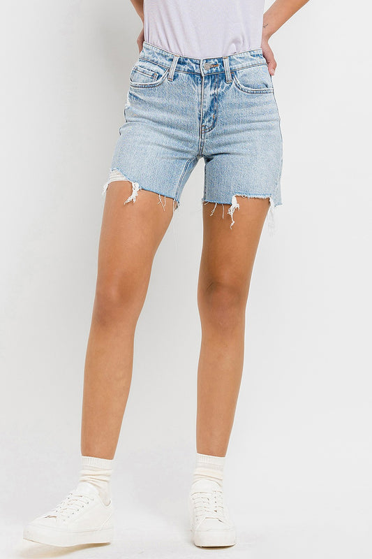 Vervet by Flying Monkey High Rise Denim Shorts - Shop All Around Divas