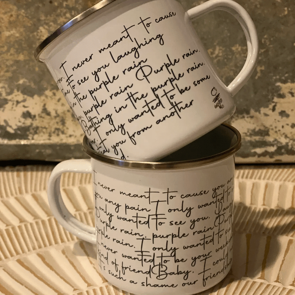 Purple Rain Lyric Mug - Shop All Around Divas