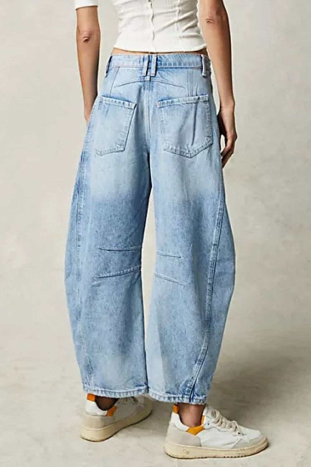 Wide Leg Jeans with Pockets -multiple colors