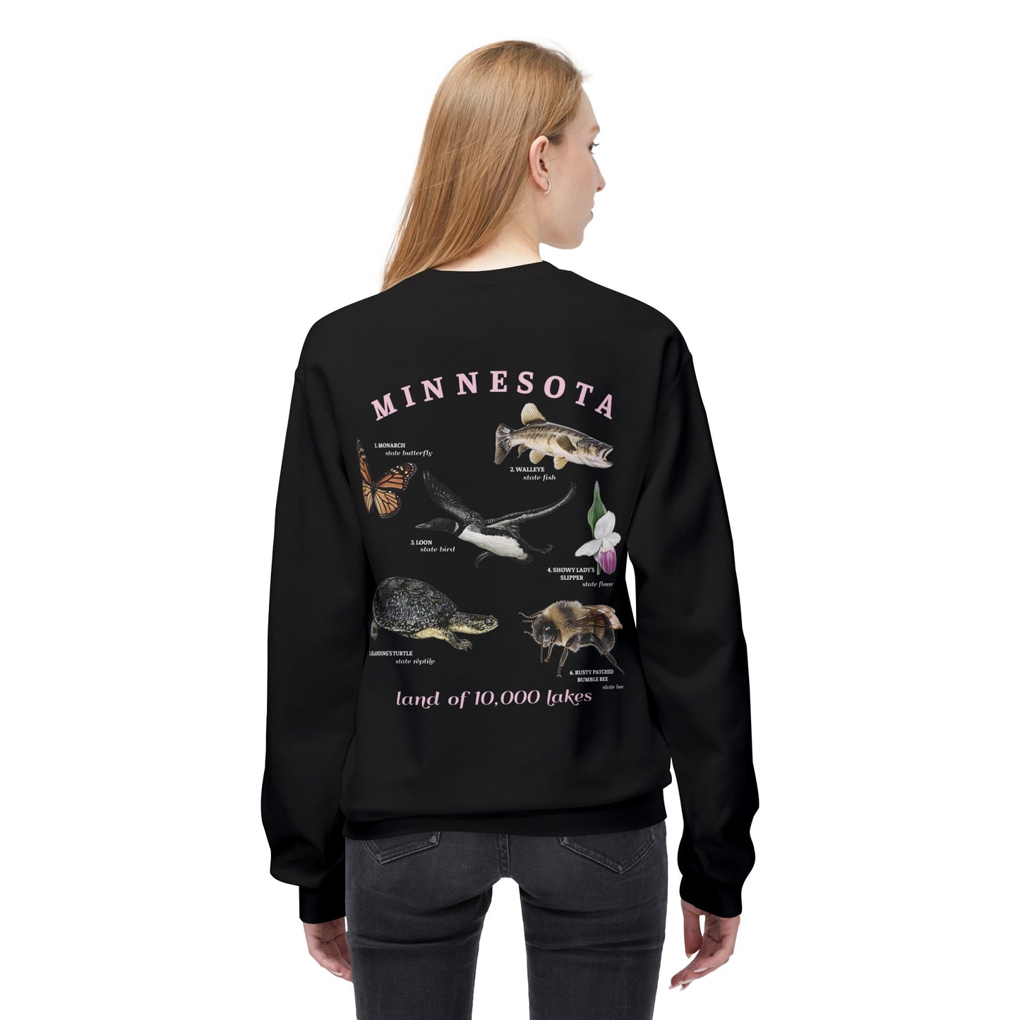 Minnesota State Crewneck (Made to Order) Printify