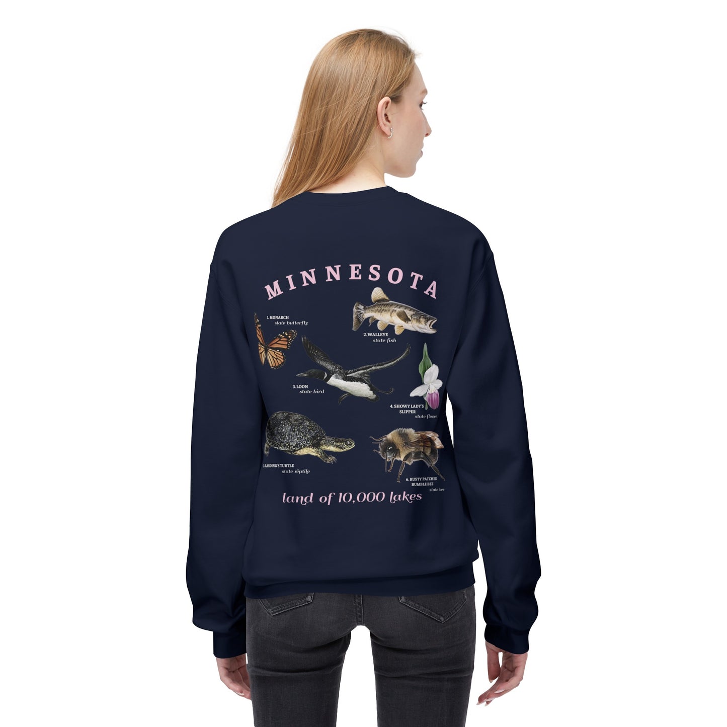 Minnesota State Crewneck (Made to Order) Printify