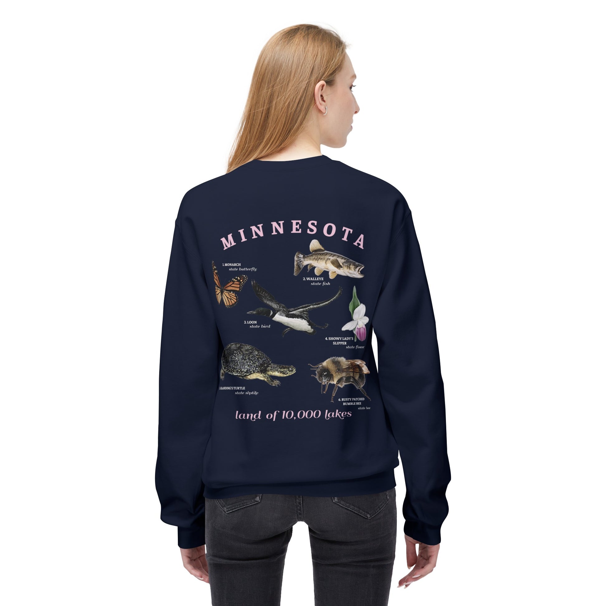 Minnesota State Crewneck (Made to Order) Printify