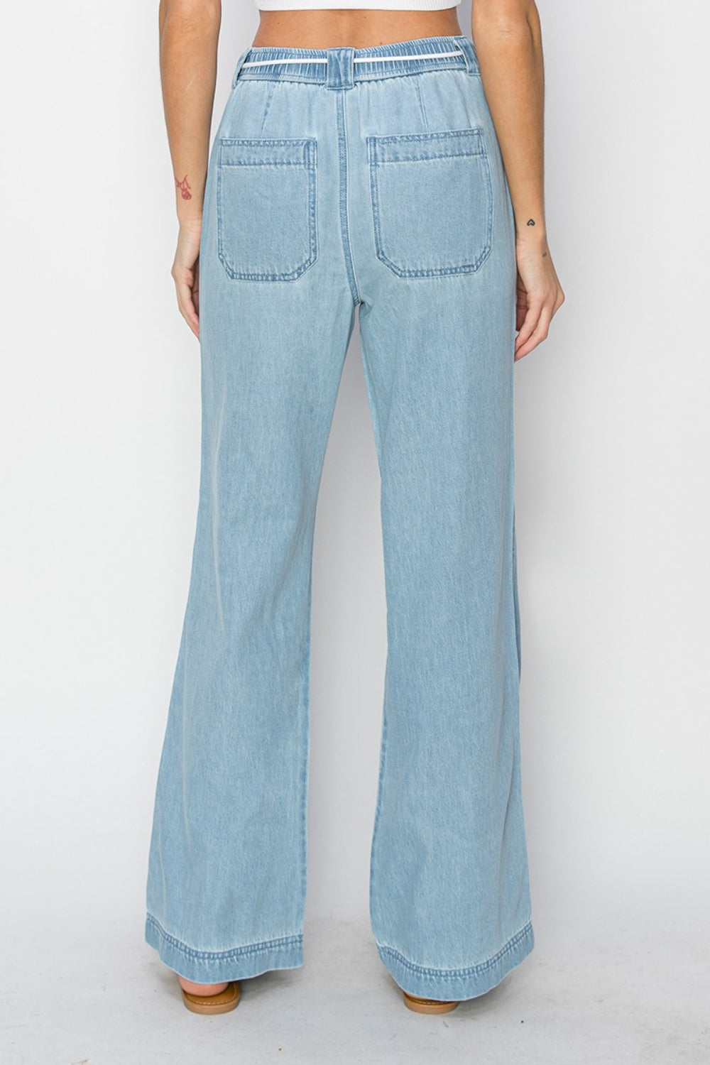 RISEN High Rise Straight Jeans - Shop All Around Divas