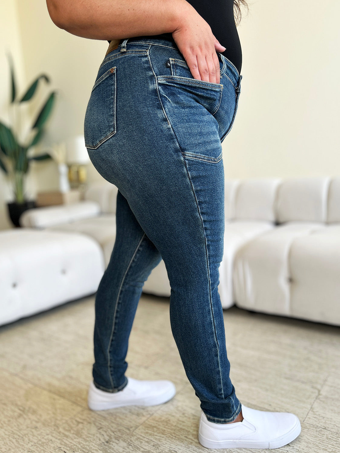 Judy Blue Full Size High Waist Skinny Jeans - Shop All Around Divas