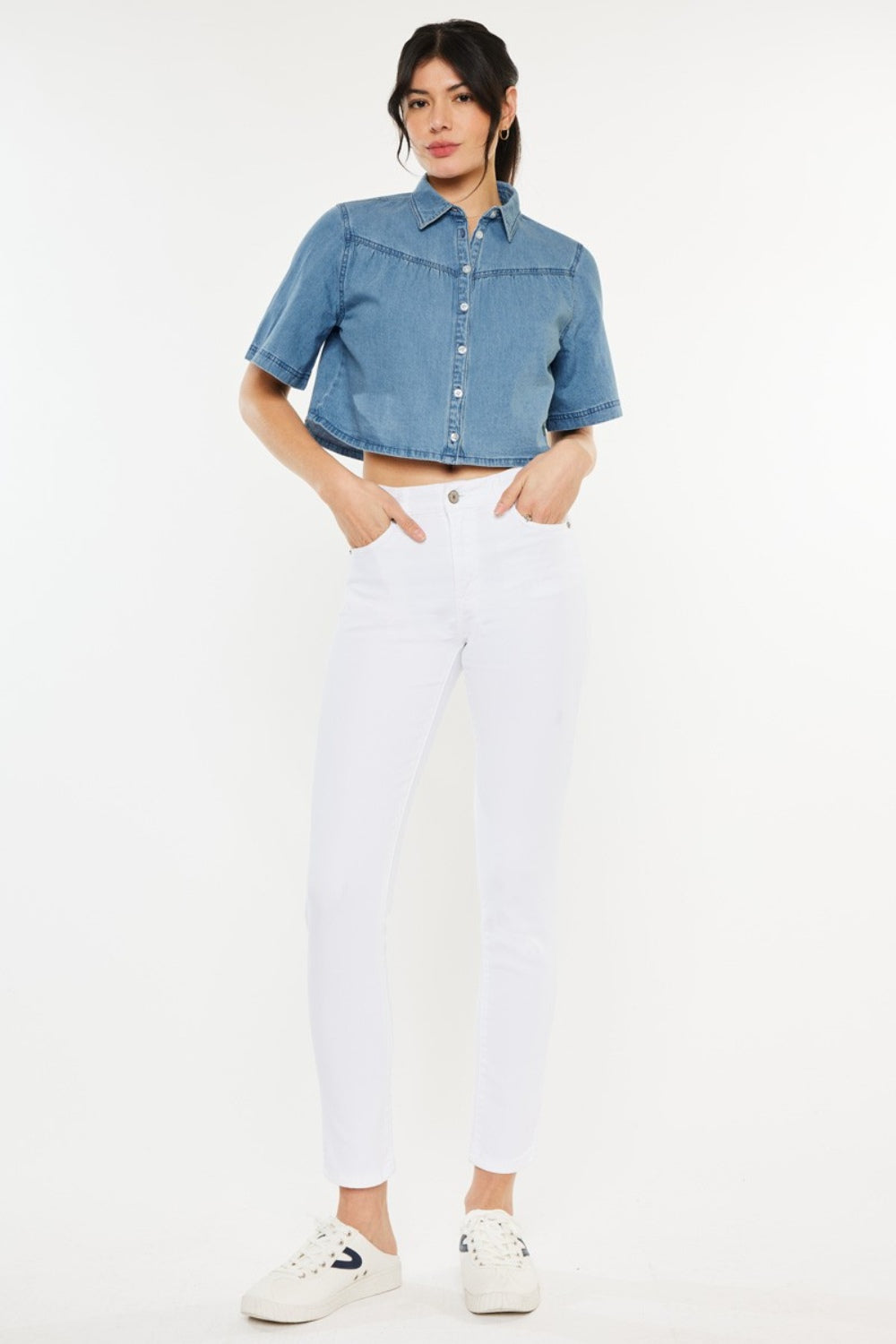 Kancan High Rise Ankle Skinny Jeans - Shop All Around Divas