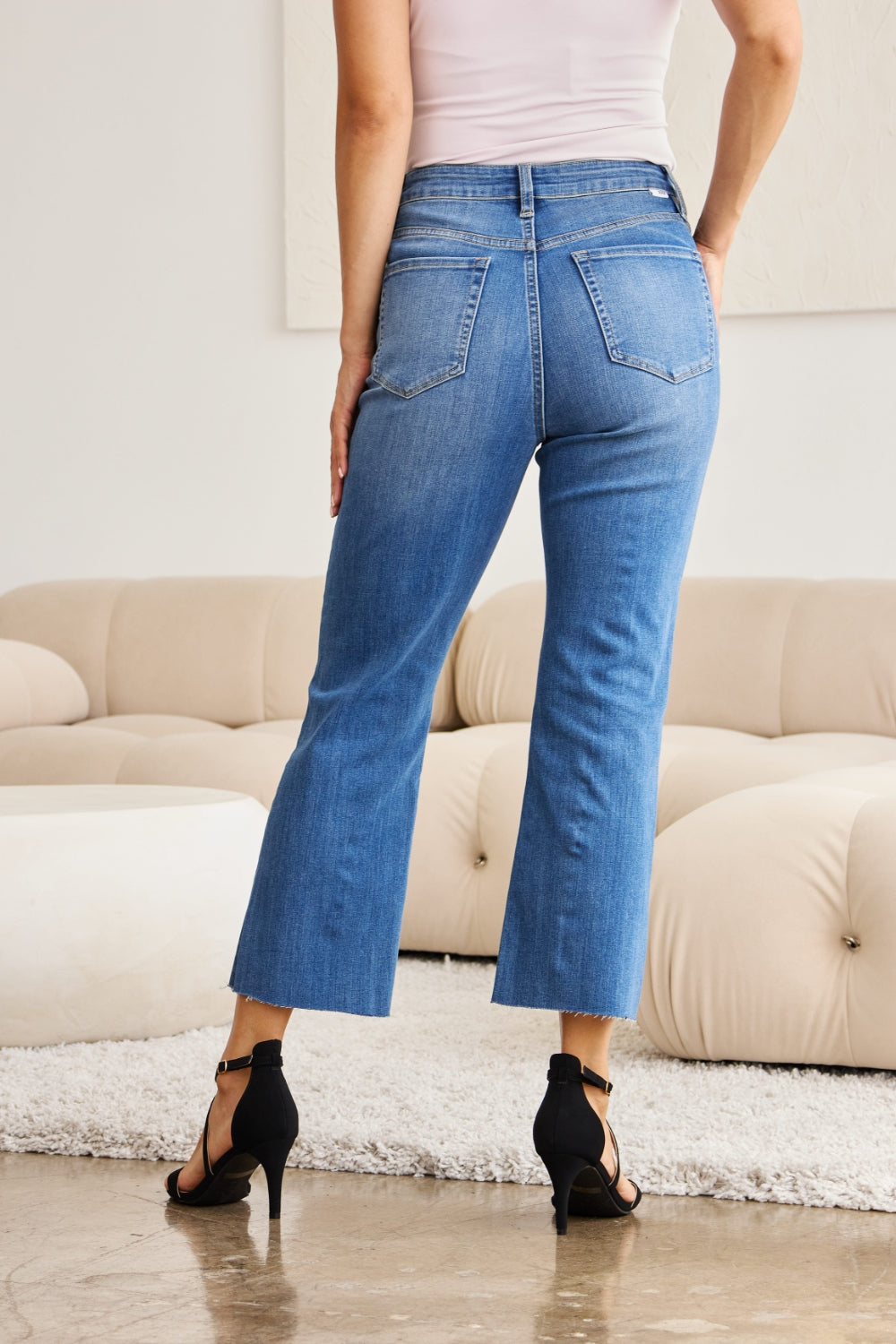 RFM Full Size Tummy Control High Waist Jeans - Shop All Around Divas