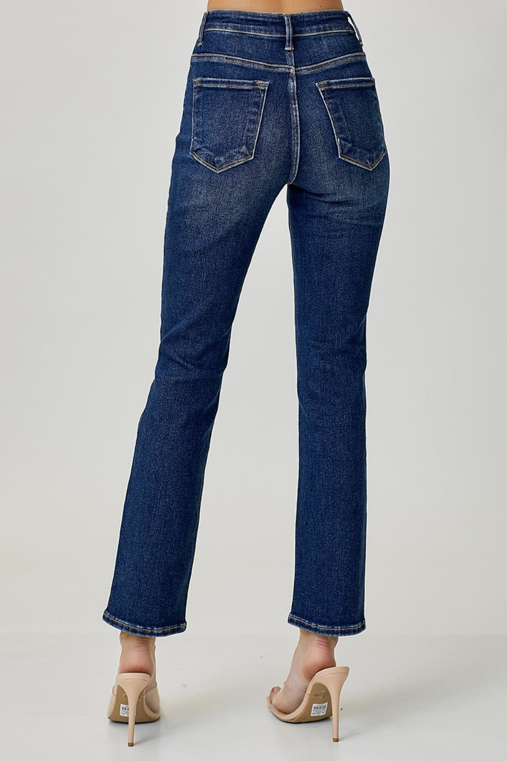 RISEN Full Size High Waist Straight Jeans - Shop All Around Divas