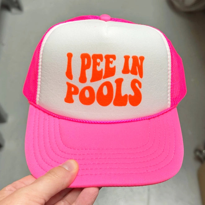 I Pee In Pools Trucker Hat - Shop All Around Divas