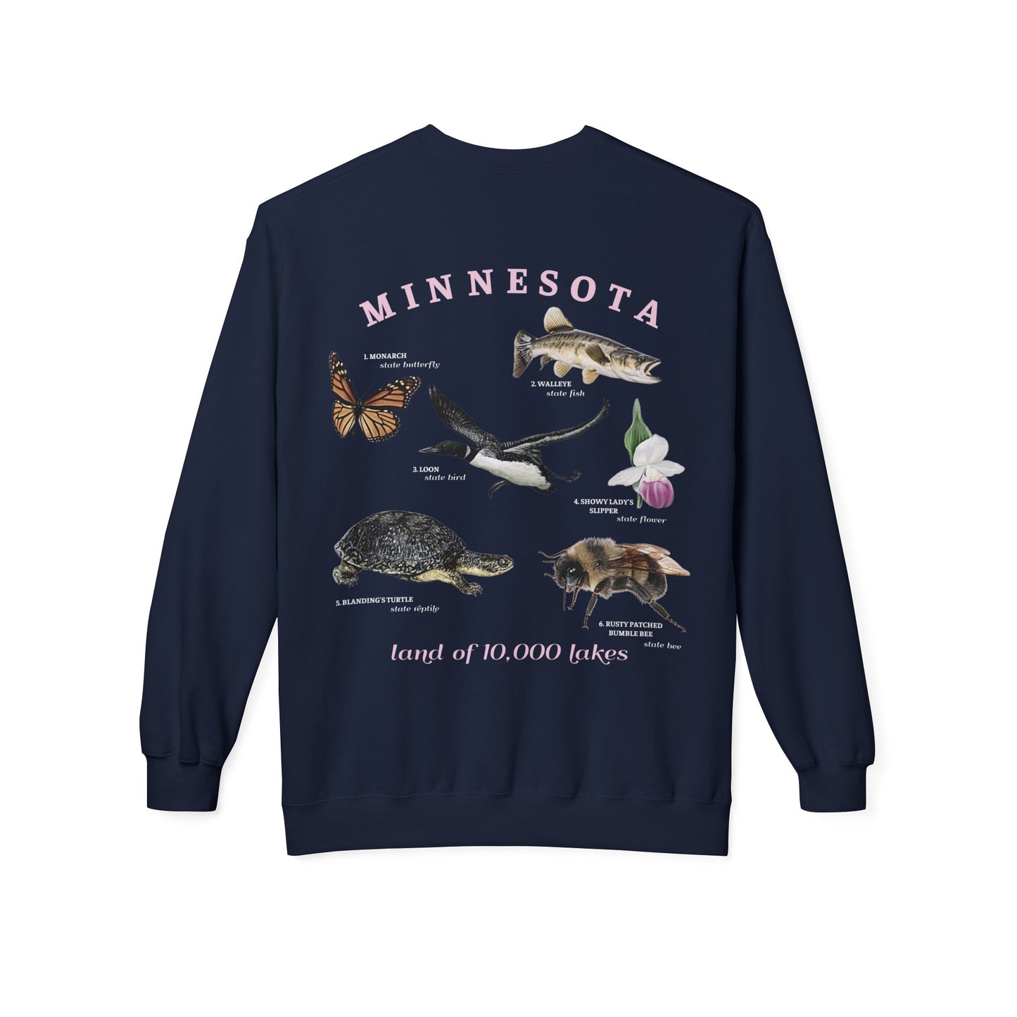 Minnesota State Crewneck (Made to Order) Printify