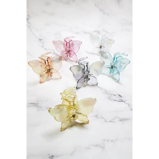 Iridescent Butterfly Hair Clip - Shop All Around Divas