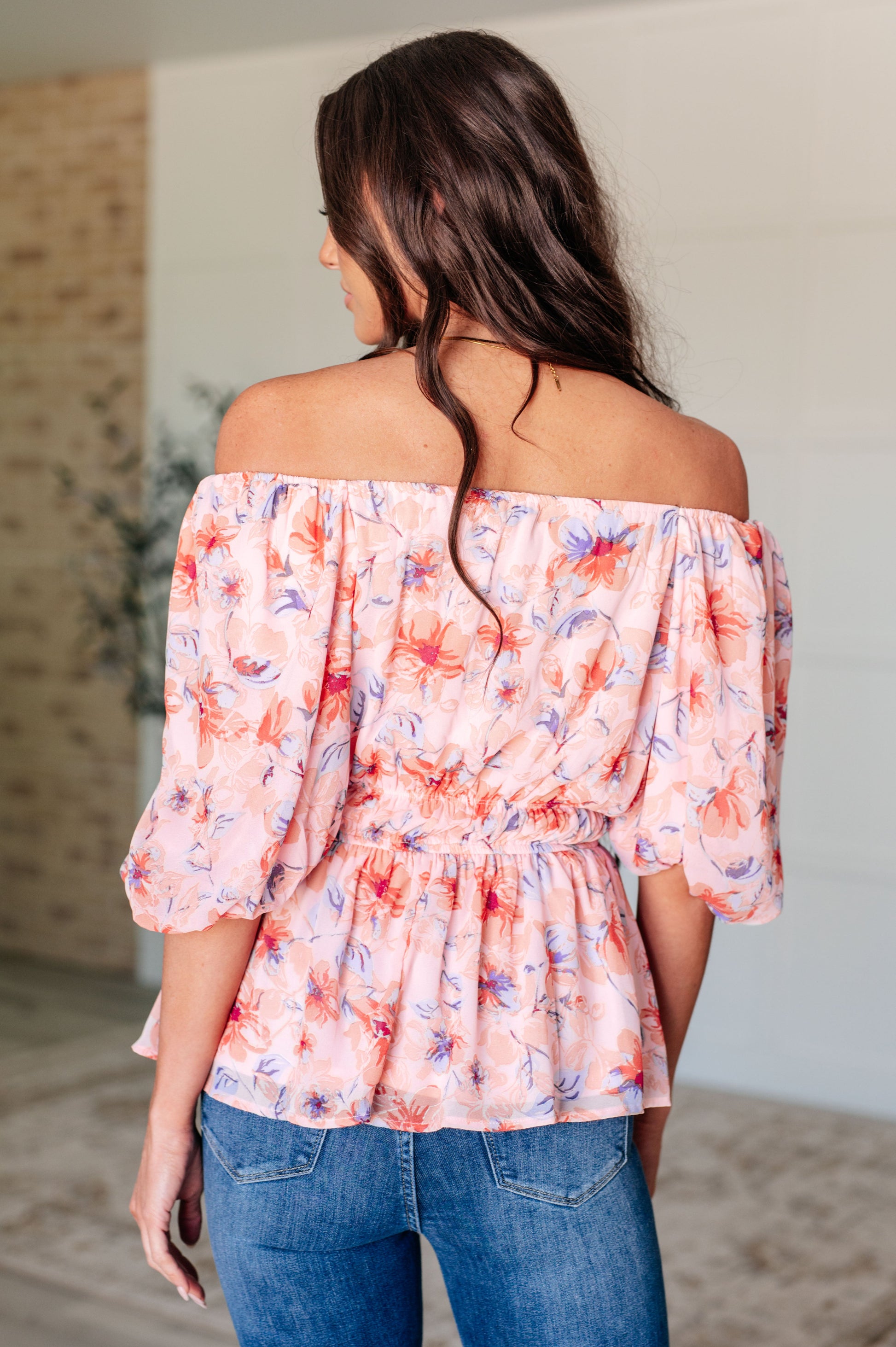 A Powerful Force Square Neck Balloon Sleeve Blouse Ave Shops
