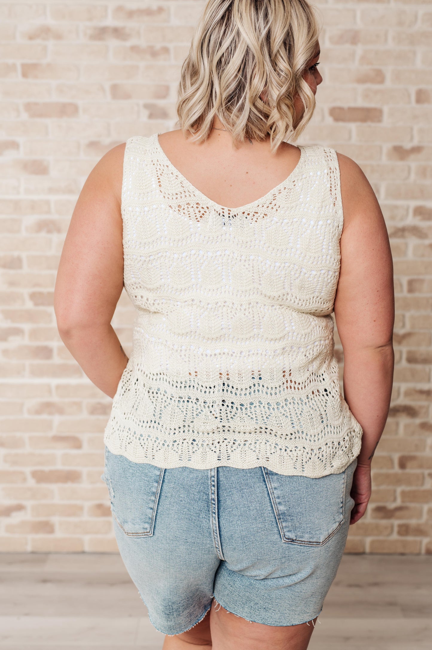 Adventure is Out There Open Knit Tank - Shop All Around Divas