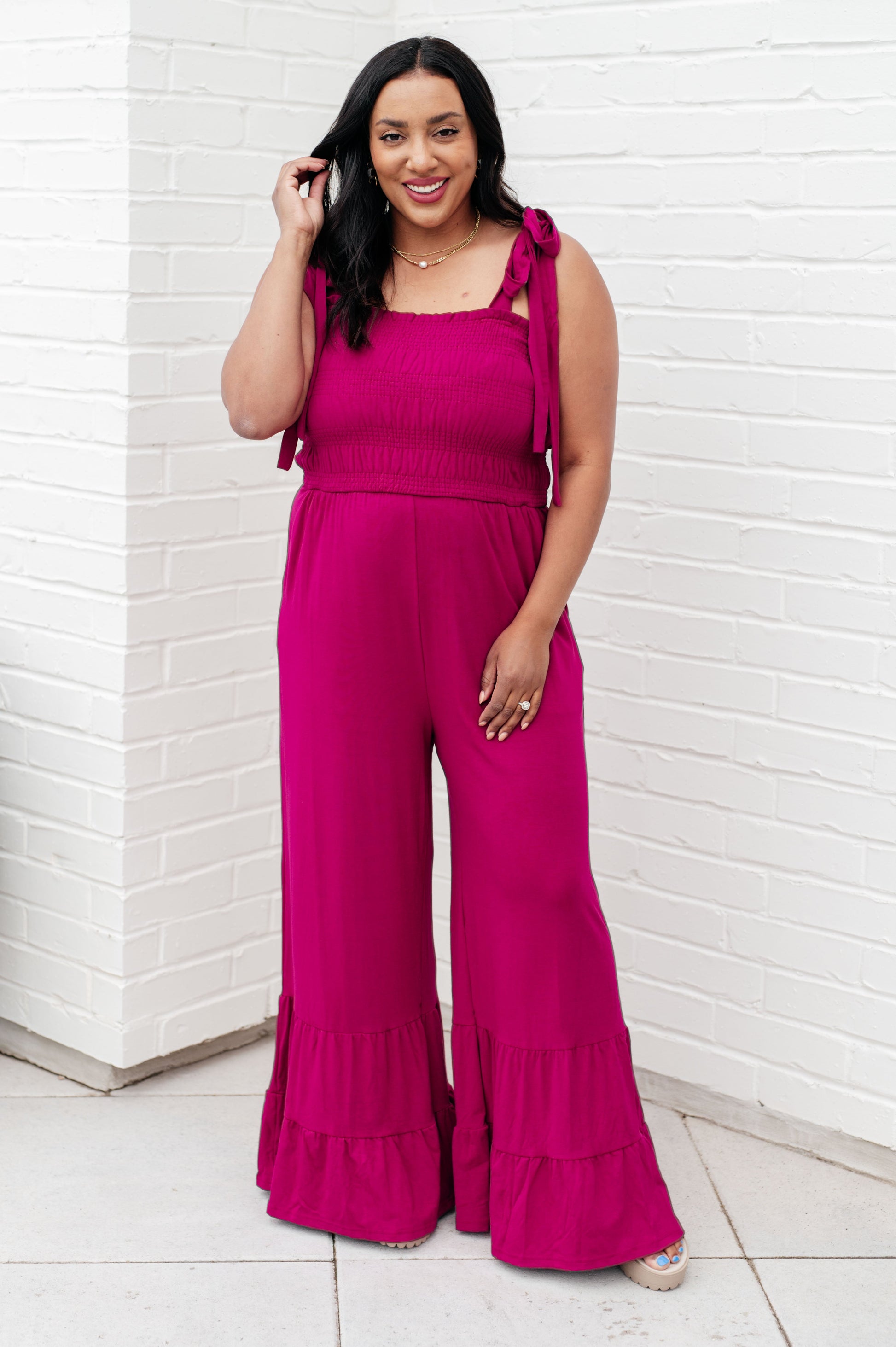 Almost Available Flared Jumpsuit - Shop All Around Divas