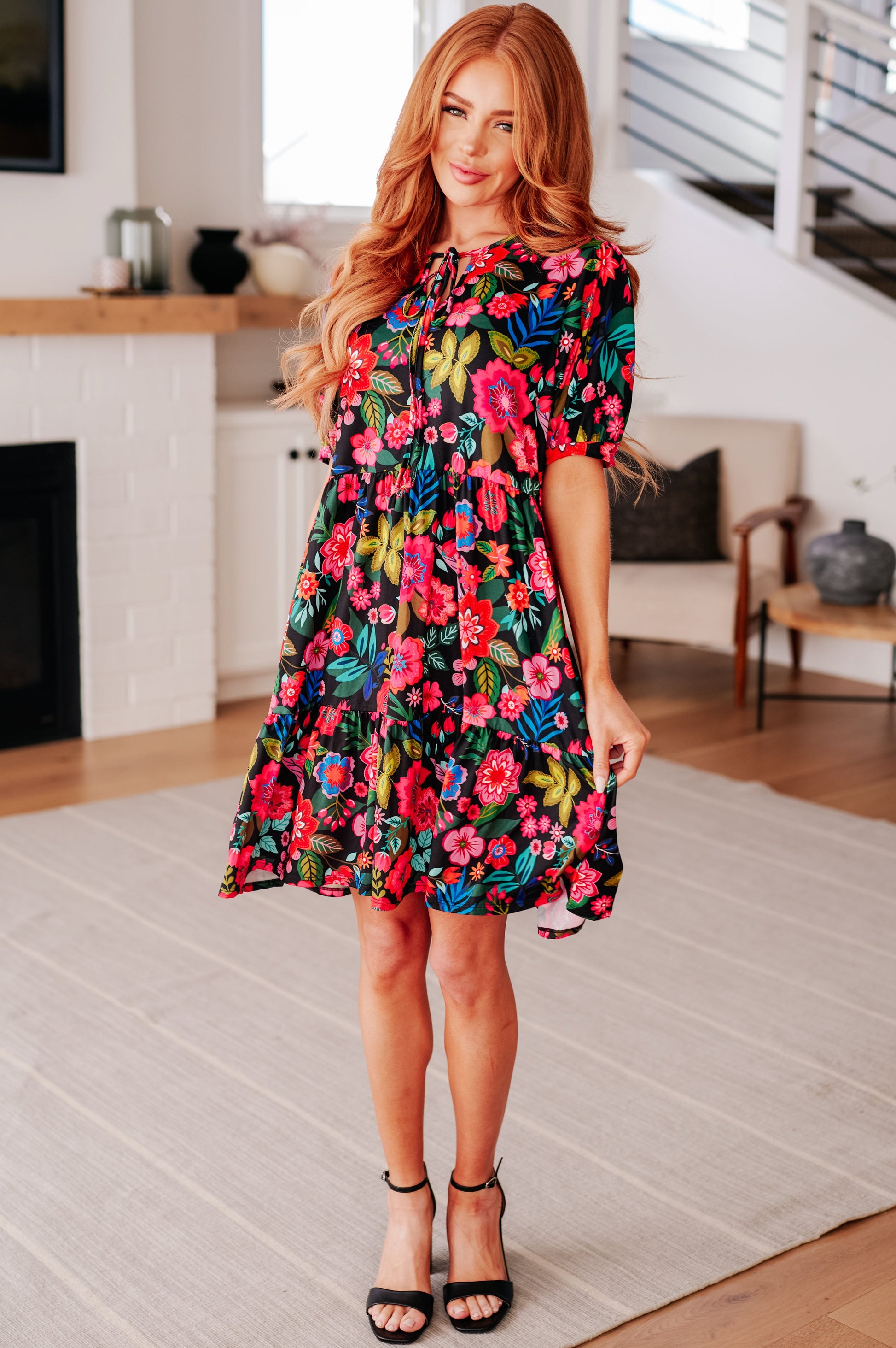 Be Someone Floral Dress - Shop All Around Divas