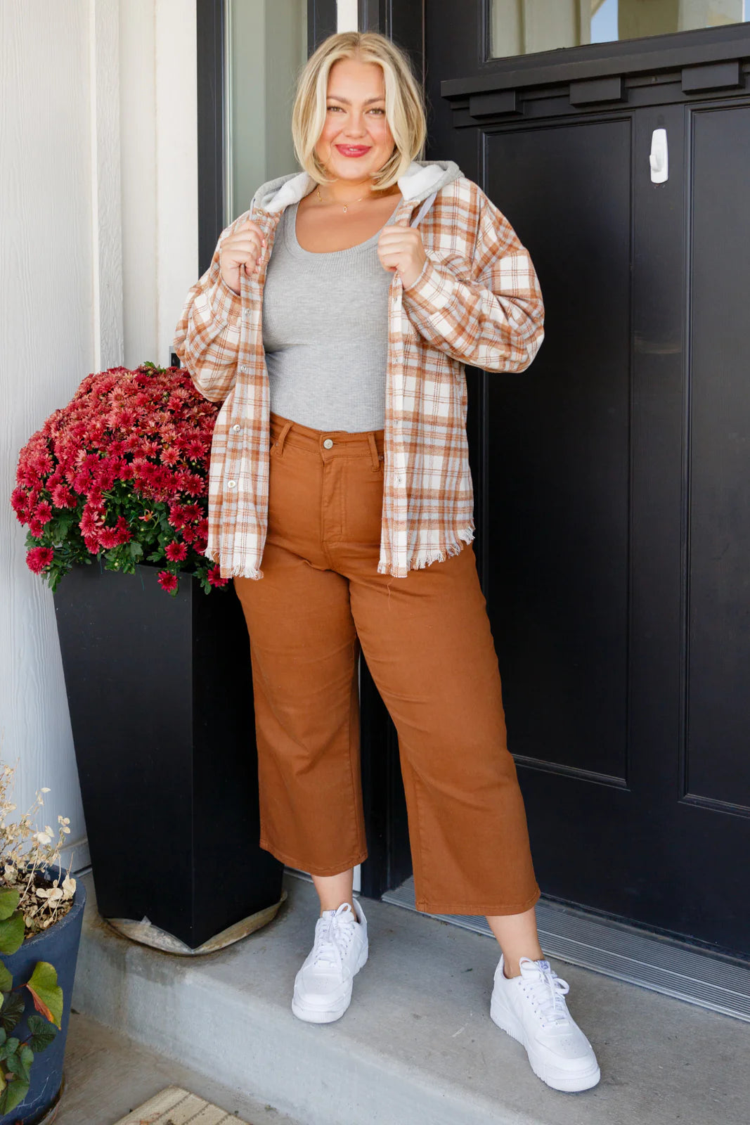 Just One More Ribbed Tank in Heather Grey - Shop All Around Divas