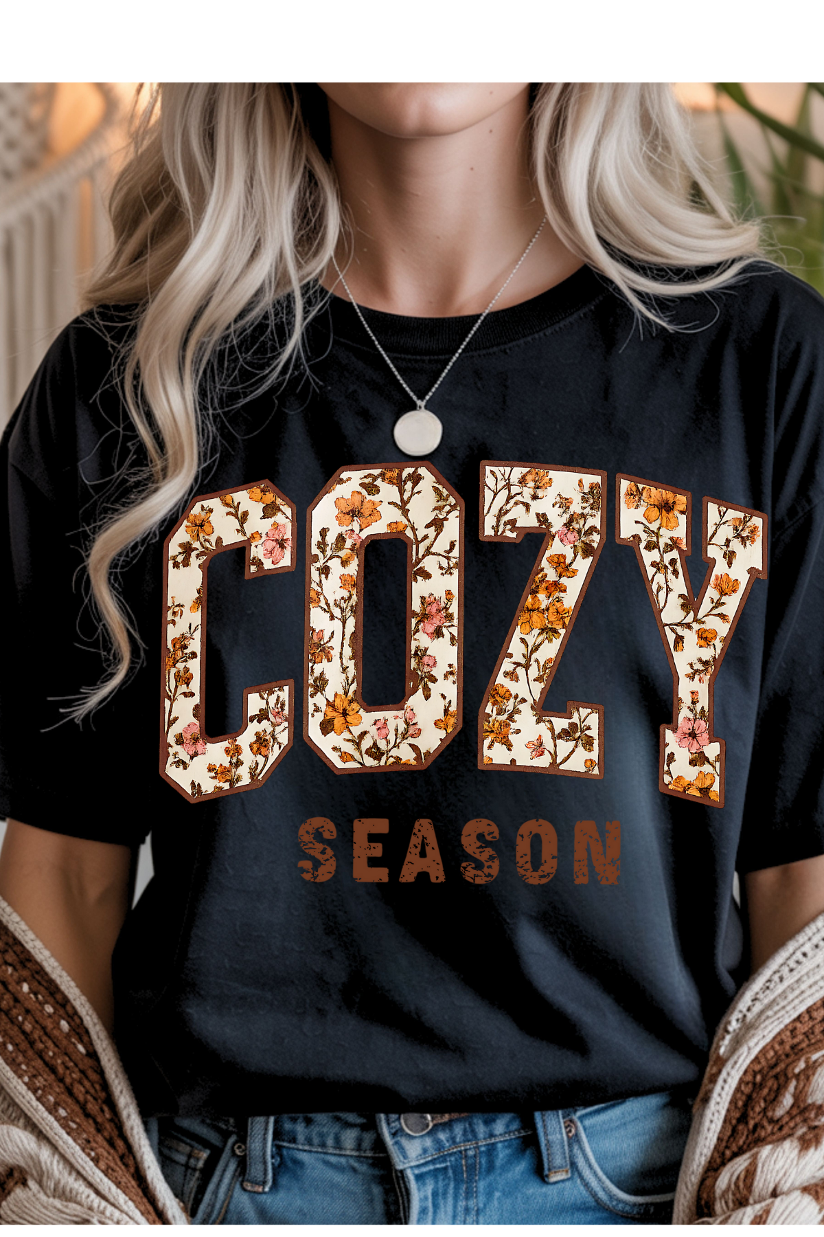 Cozy Season Graphic Tee - Sweatshirt Option Also Available