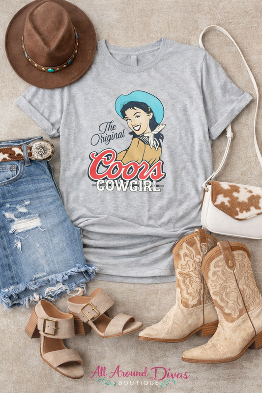 Coors Cowgirl Tee