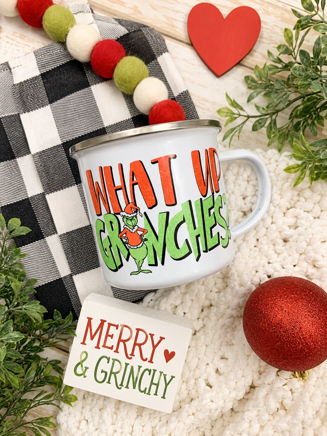 Holiday Tin Mugs