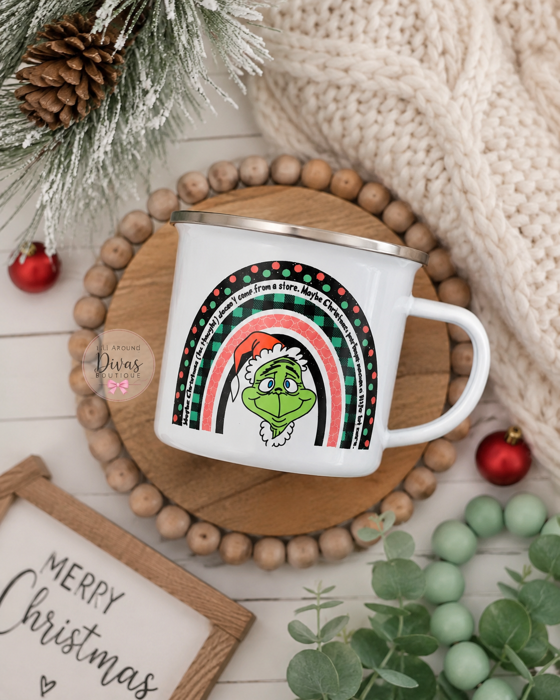 Holiday Tin Mugs