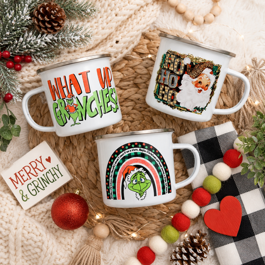 Holiday Tin Mugs