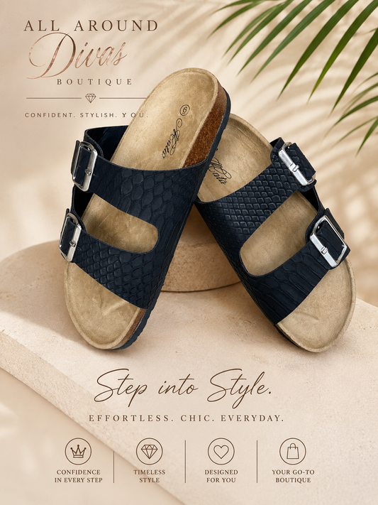 Cardi Sandals - Black