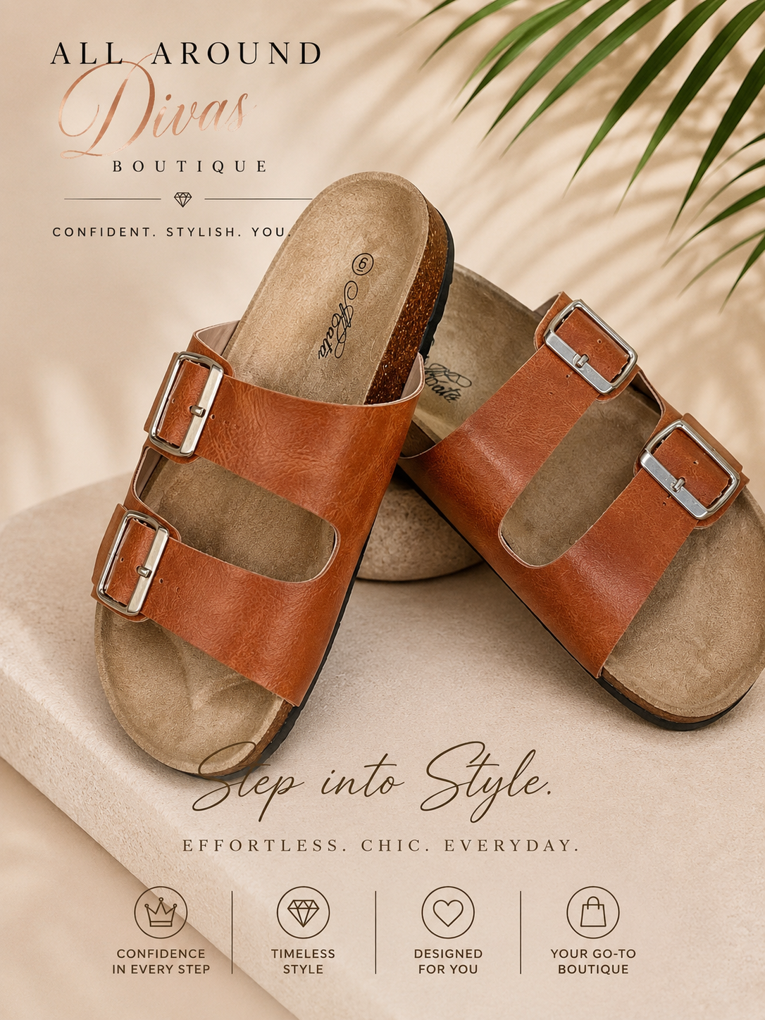 Cardi Sandal - Tan