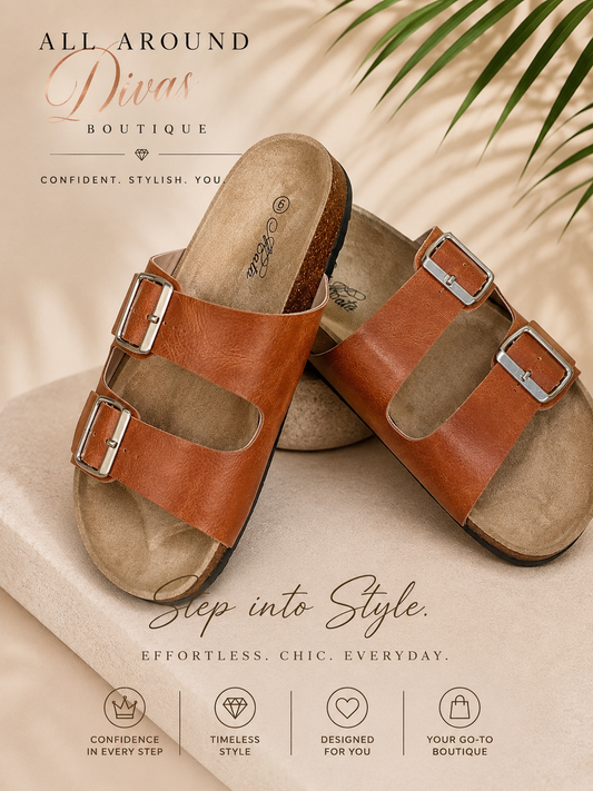 Cardi Sandal - Tan