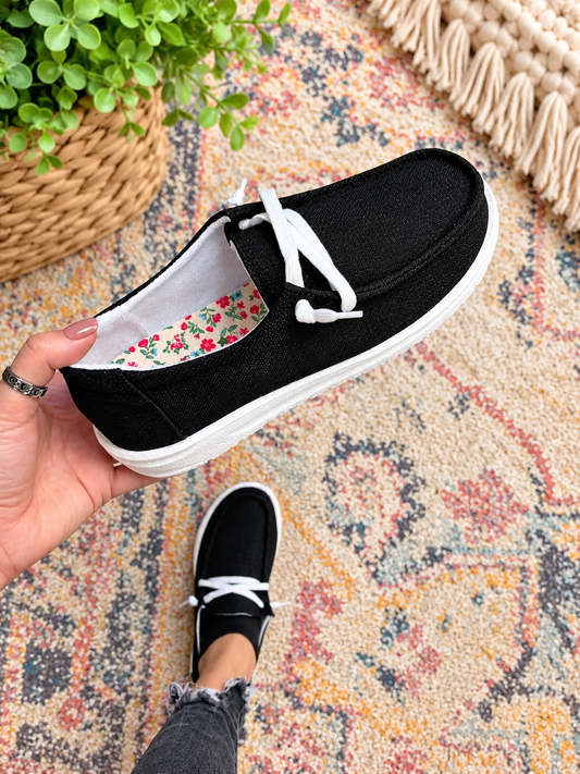 Holly Shine Shoe - Black