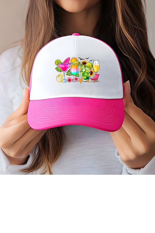 Summer Cocktails Trucker Hat