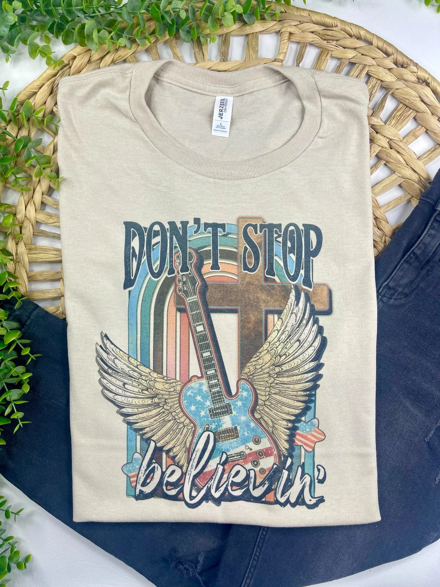 Don't Stop Believin' T-Shirt 1/2 Penny Wholesale