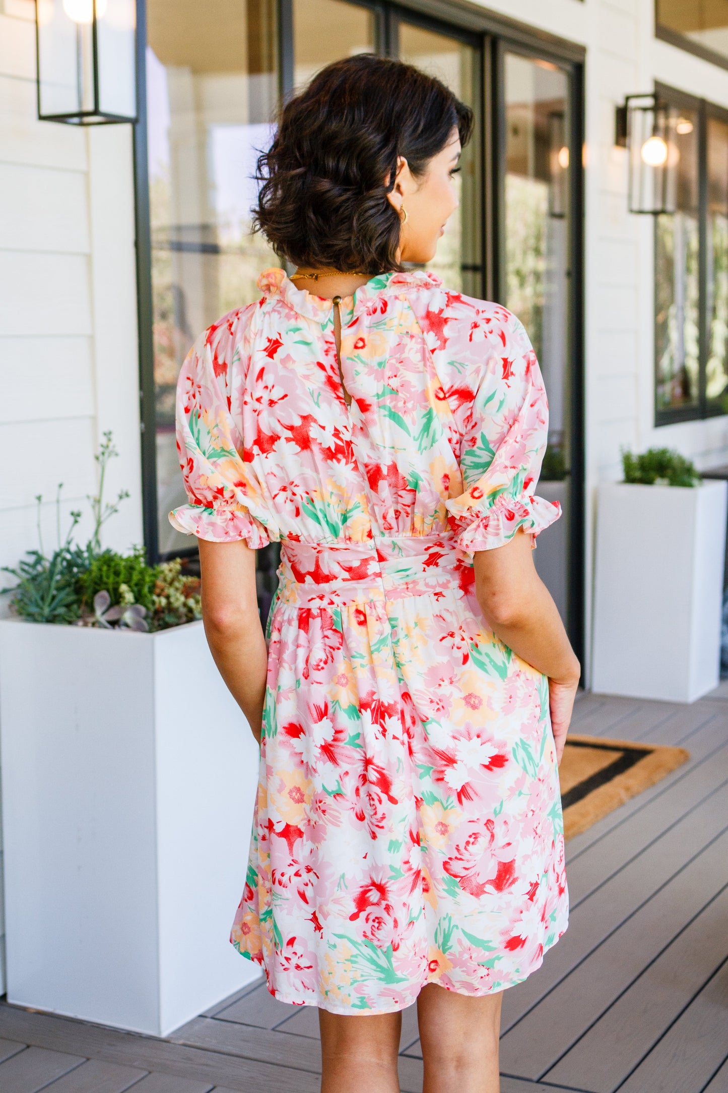 Fancy Free Floral Dress - Shop All Around Divas