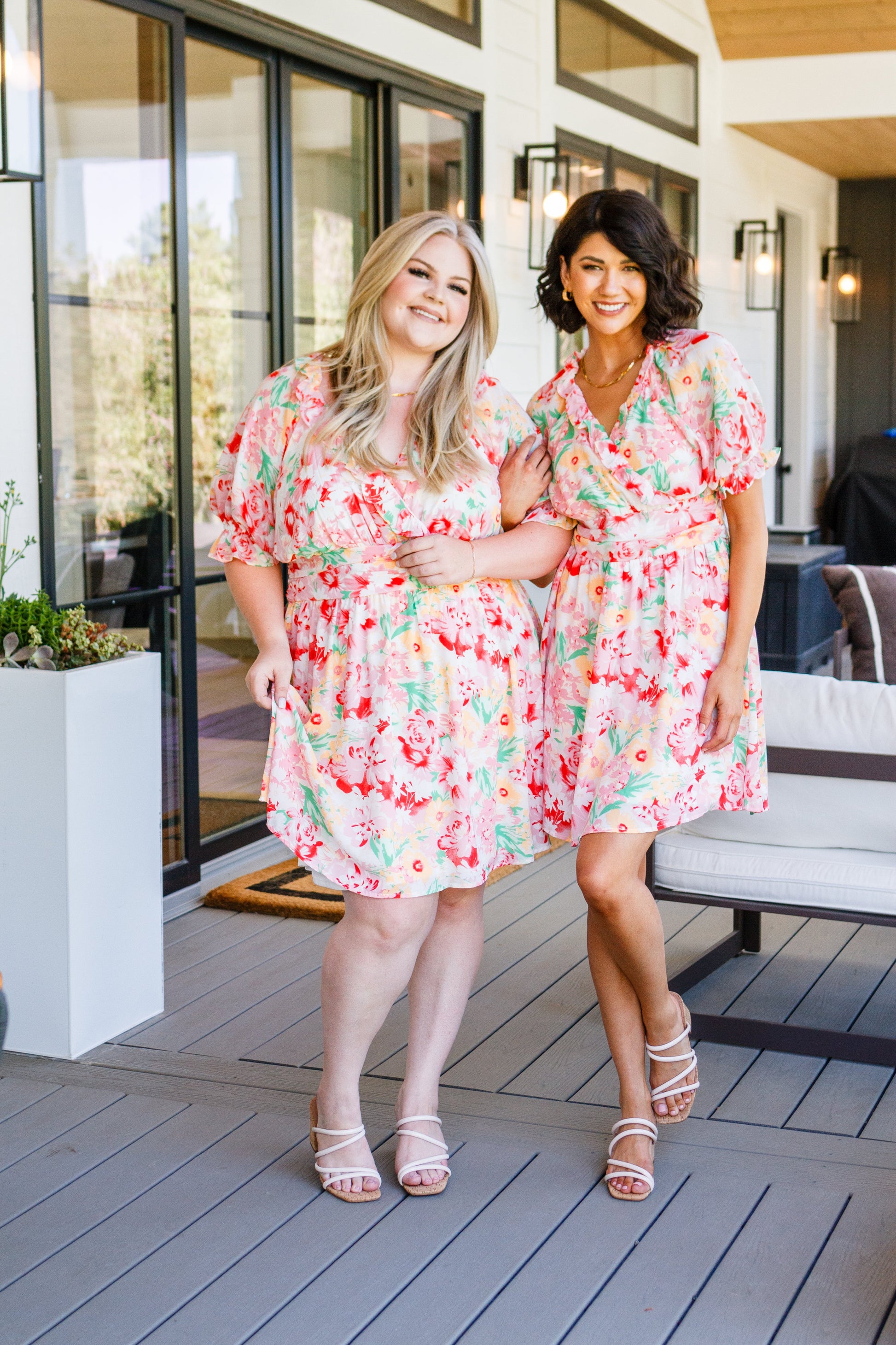 Fancy Free Floral Dress - Shop All Around Divas