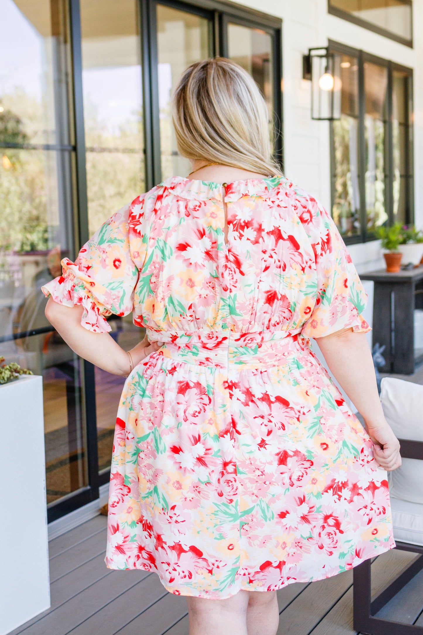 Fancy Free Floral Dress - Shop All Around Divas